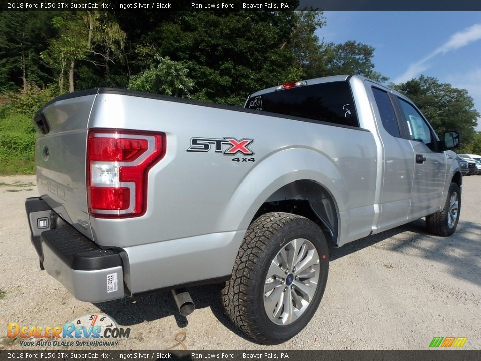 Ingot Silver 2018 Ford F150 STX SuperCab 4x4 Photo #2
