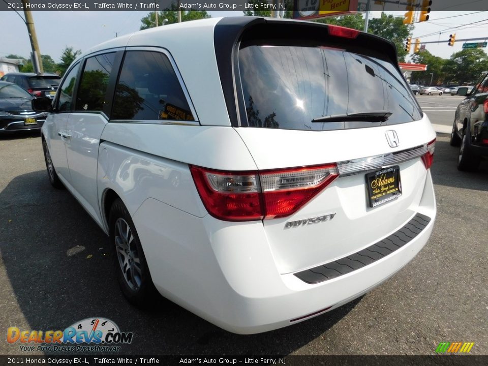 2011 Honda Odyssey EX-L Taffeta White / Truffle Photo #4