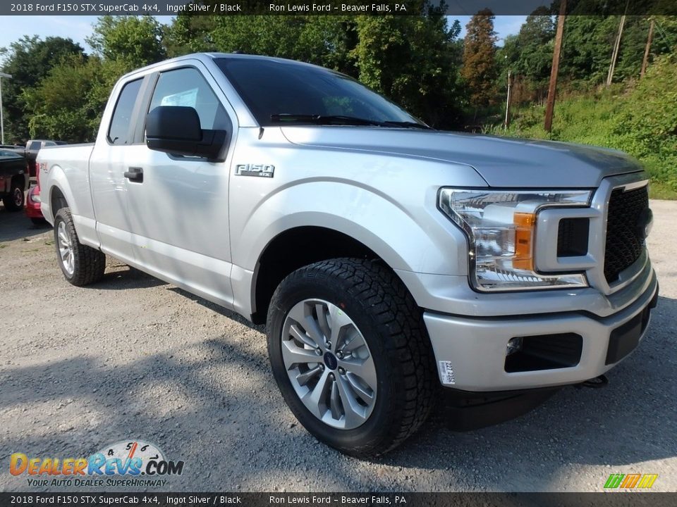 Front 3/4 View of 2018 Ford F150 STX SuperCab 4x4 Photo #8
