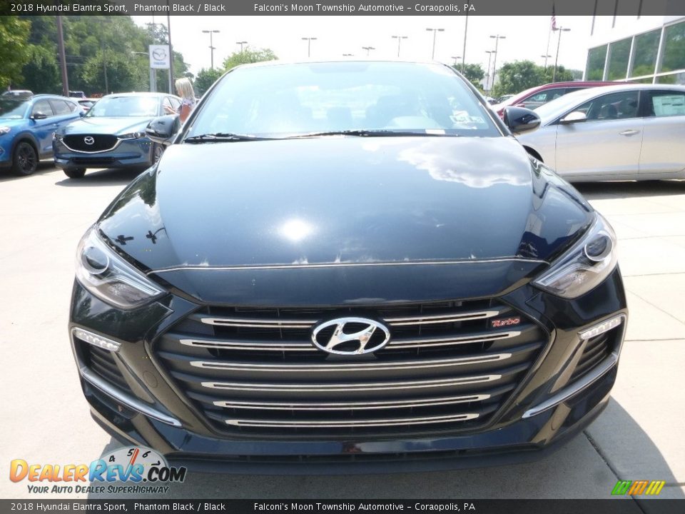 2018 Hyundai Elantra Sport Phantom Black / Black Photo #4