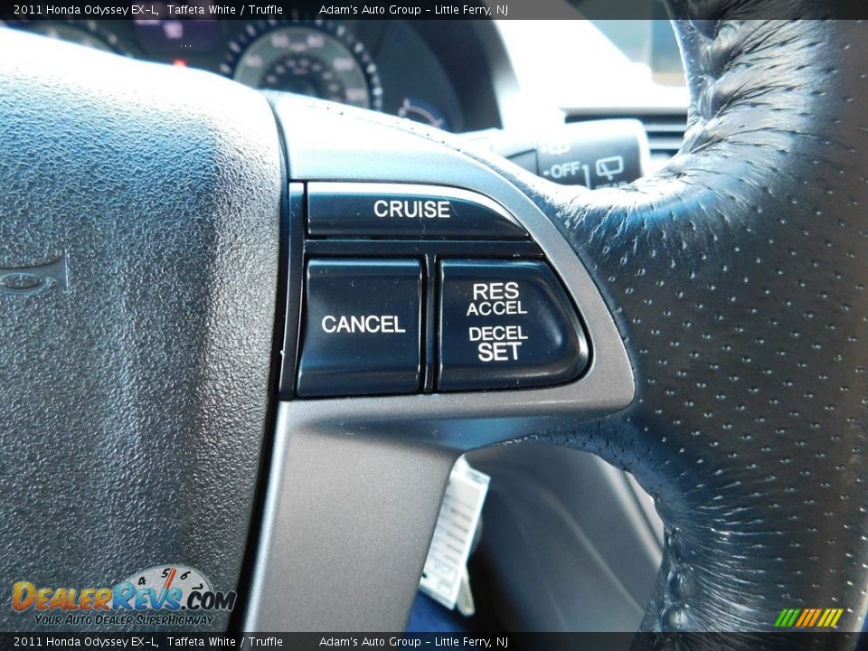 2011 Honda Odyssey EX-L Taffeta White / Truffle Photo #18