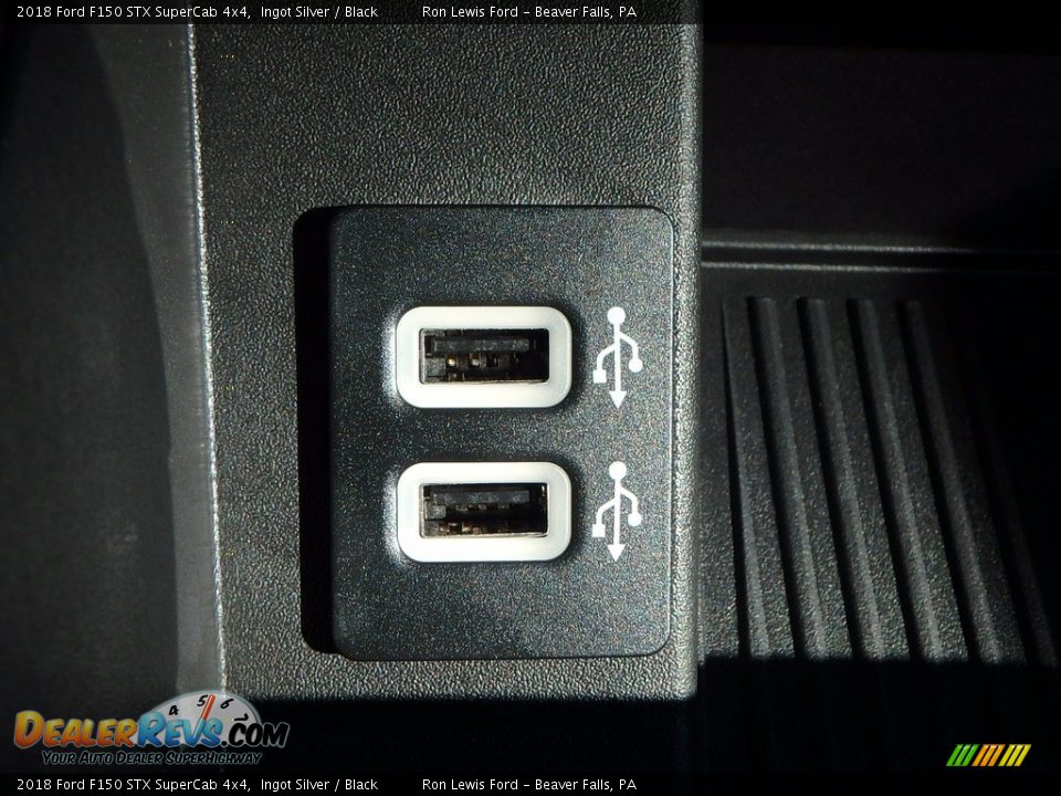 2018 Ford F150 STX SuperCab 4x4 Ingot Silver / Black Photo #19