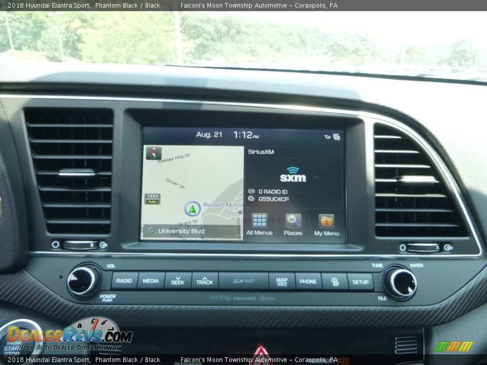 2018 Hyundai Elantra Sport Phantom Black / Black Photo #13