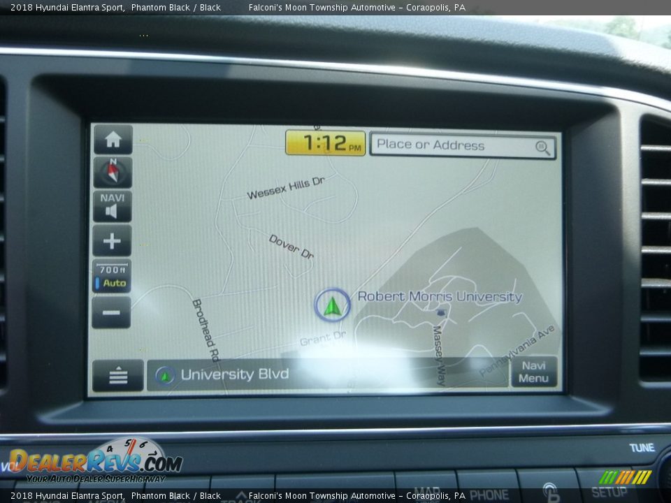 2018 Hyundai Elantra Sport Phantom Black / Black Photo #14