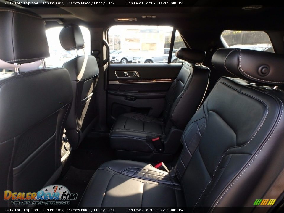 2017 Ford Explorer Platinum 4WD Shadow Black / Ebony Black Photo #11