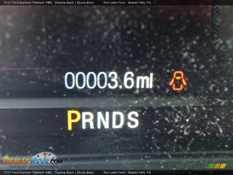2017 Ford Explorer Platinum 4WD Shadow Black / Ebony Black Photo #20