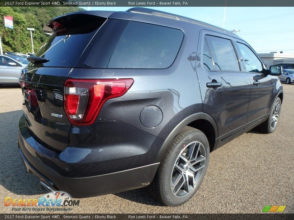 2017 Ford Explorer Sport 4WD Smoked Quartz / Ebony Black Photo #2