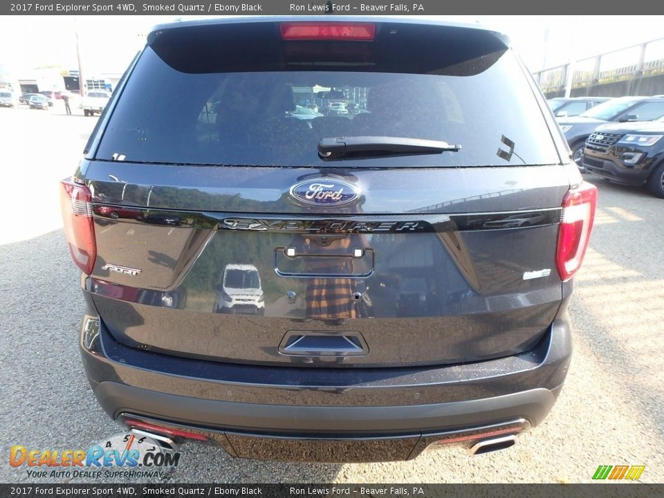 2017 Ford Explorer Sport 4WD Smoked Quartz / Ebony Black Photo #3