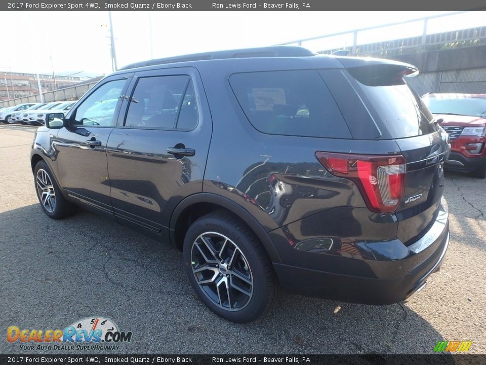 2017 Ford Explorer Sport 4WD Smoked Quartz / Ebony Black Photo #4