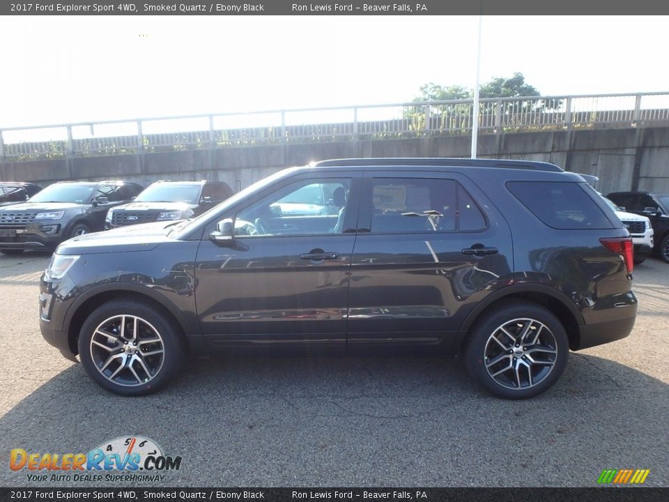 2017 Ford Explorer Sport 4WD Smoked Quartz / Ebony Black Photo #5