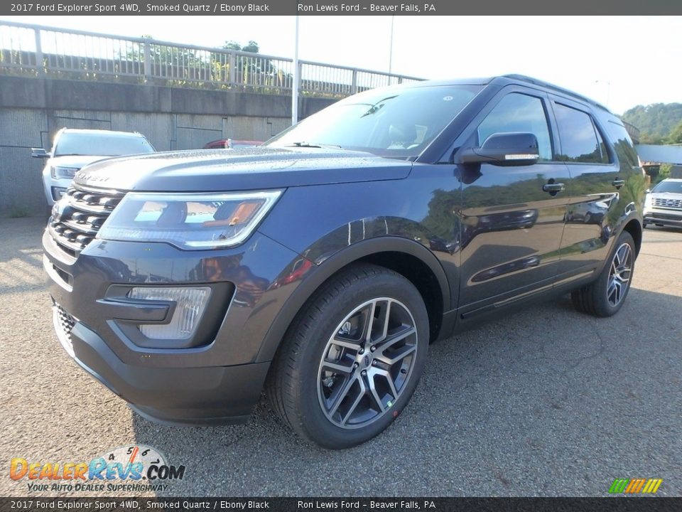 2017 Ford Explorer Sport 4WD Smoked Quartz / Ebony Black Photo #6