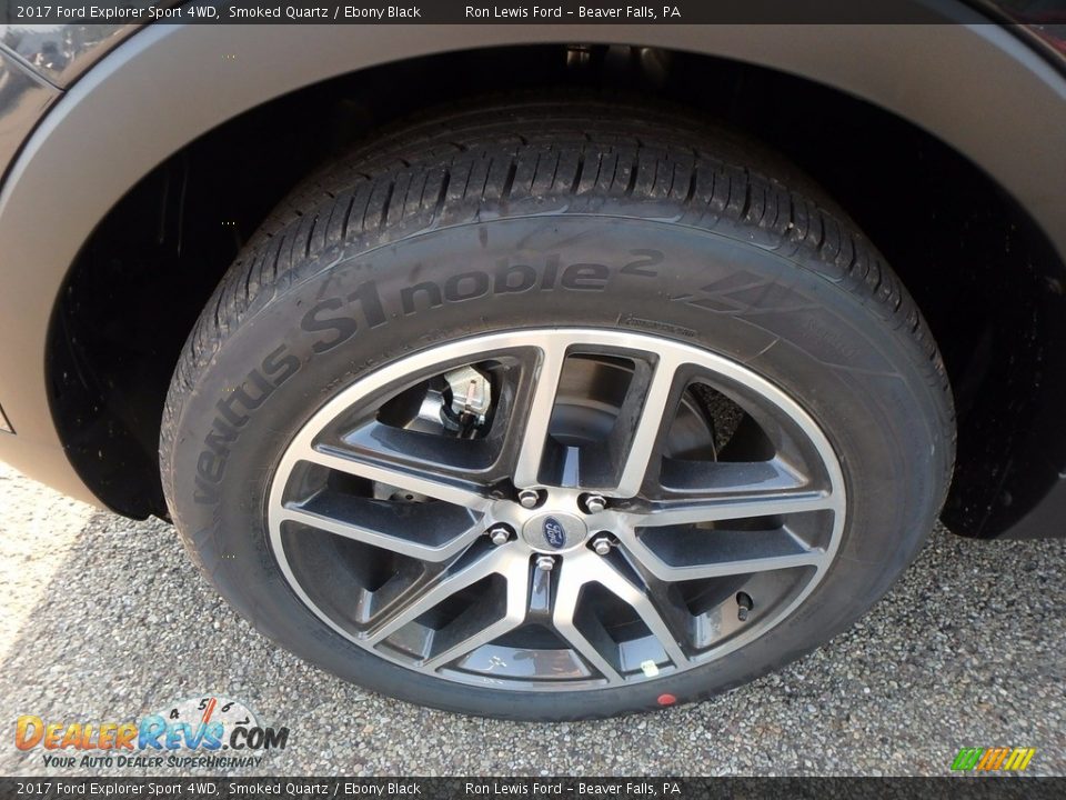 2017 Ford Explorer Sport 4WD Smoked Quartz / Ebony Black Photo #9