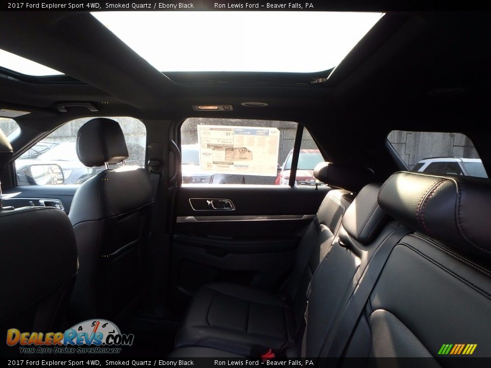 2017 Ford Explorer Sport 4WD Smoked Quartz / Ebony Black Photo #11