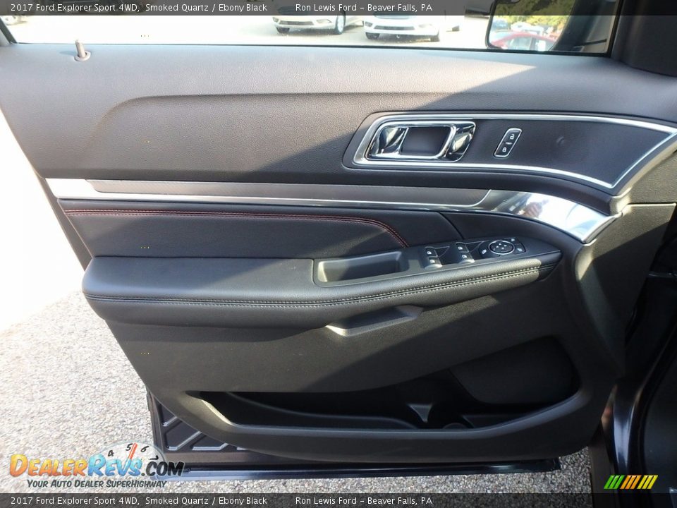 2017 Ford Explorer Sport 4WD Smoked Quartz / Ebony Black Photo #14