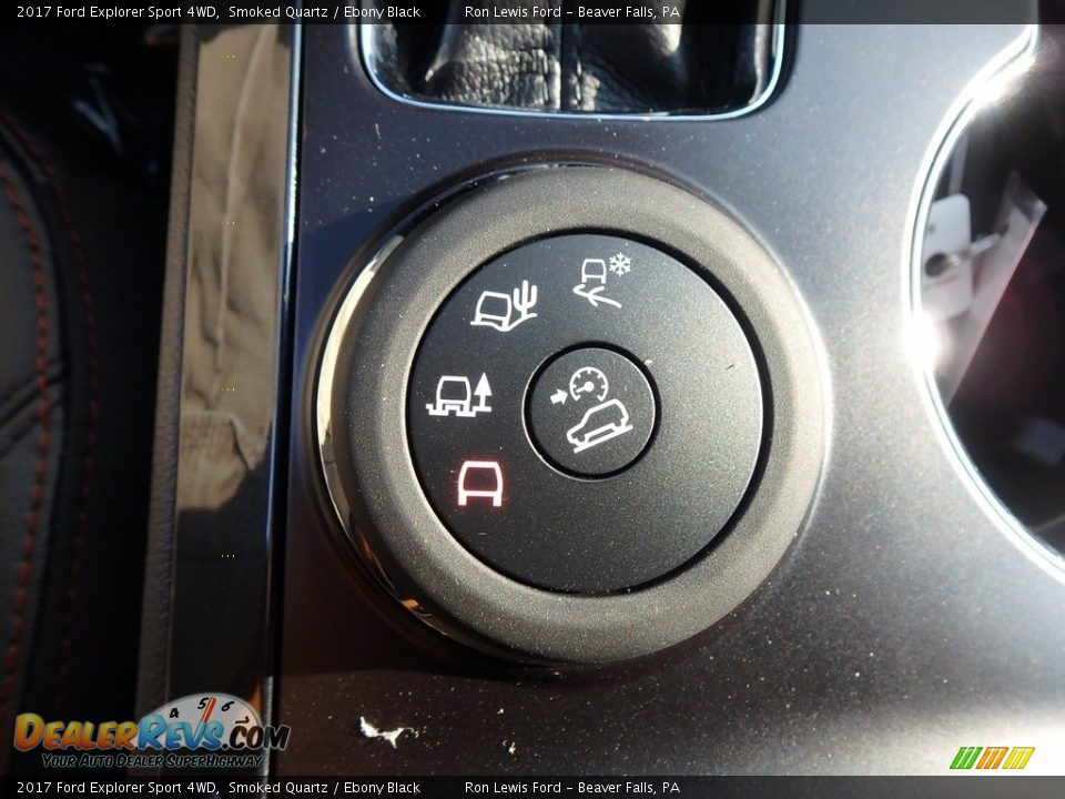 2017 Ford Explorer Sport 4WD Smoked Quartz / Ebony Black Photo #19
