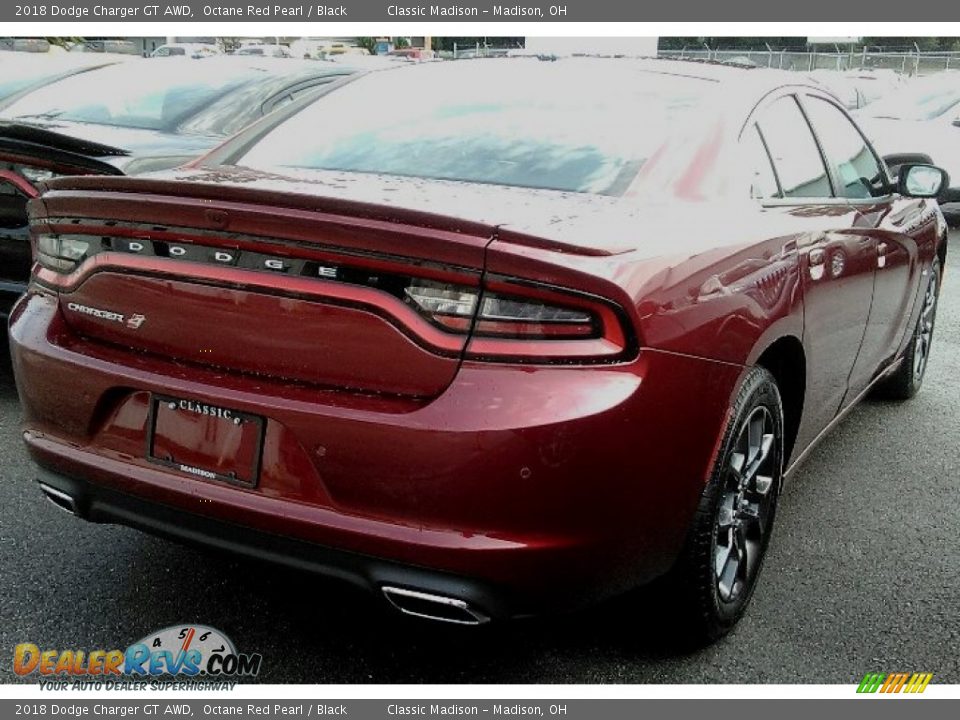 2018 Dodge Charger GT AWD Octane Red Pearl / Black Photo #3