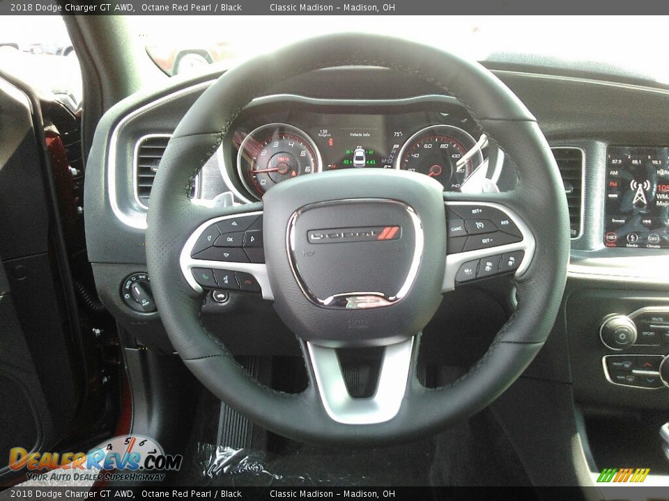 2018 Dodge Charger GT AWD Octane Red Pearl / Black Photo #7