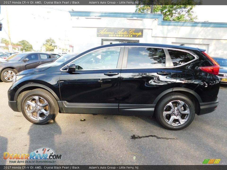 2017 Honda CR-V EX AWD Crystal Black Pearl / Black Photo #4