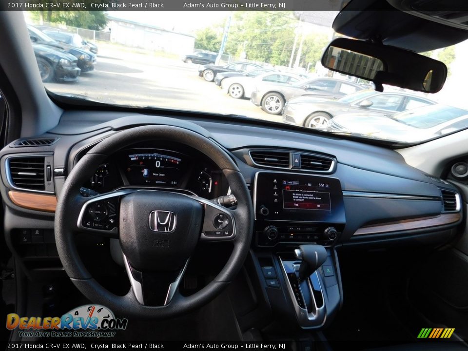 2017 Honda CR-V EX AWD Crystal Black Pearl / Black Photo #21
