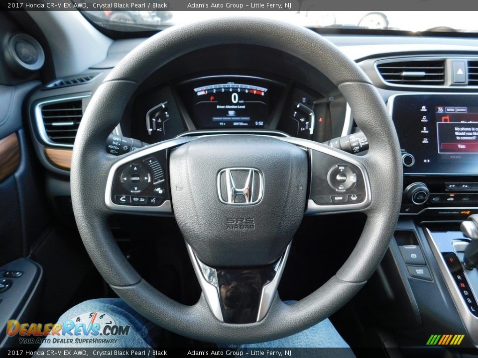 2017 Honda CR-V EX AWD Crystal Black Pearl / Black Photo #23
