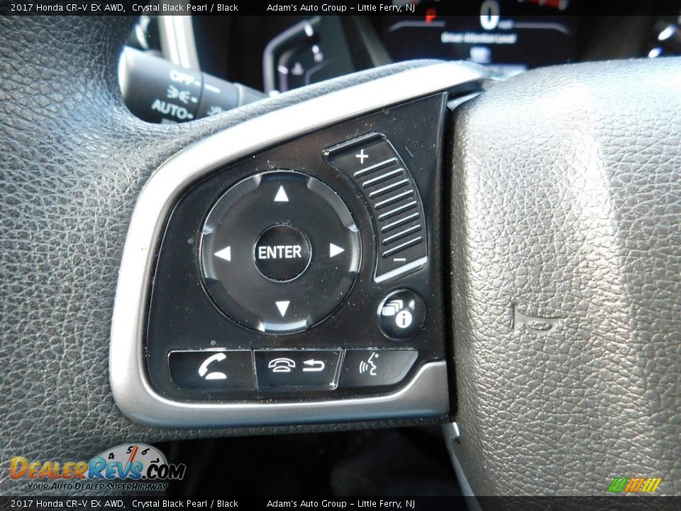 2017 Honda CR-V EX AWD Crystal Black Pearl / Black Photo #24