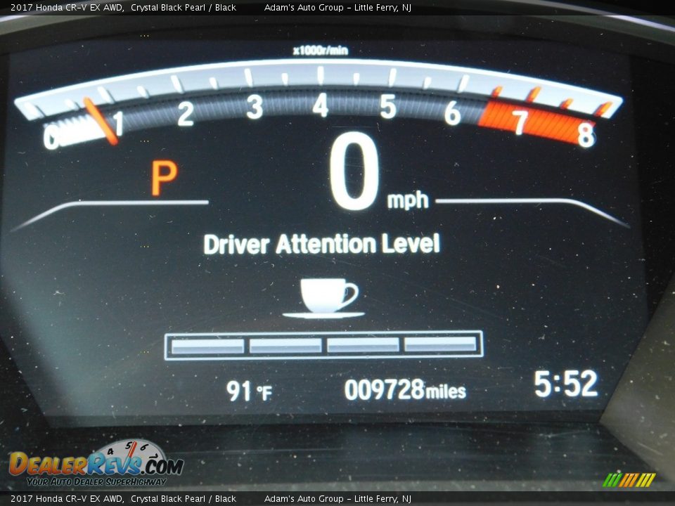 2017 Honda CR-V EX AWD Crystal Black Pearl / Black Photo #27