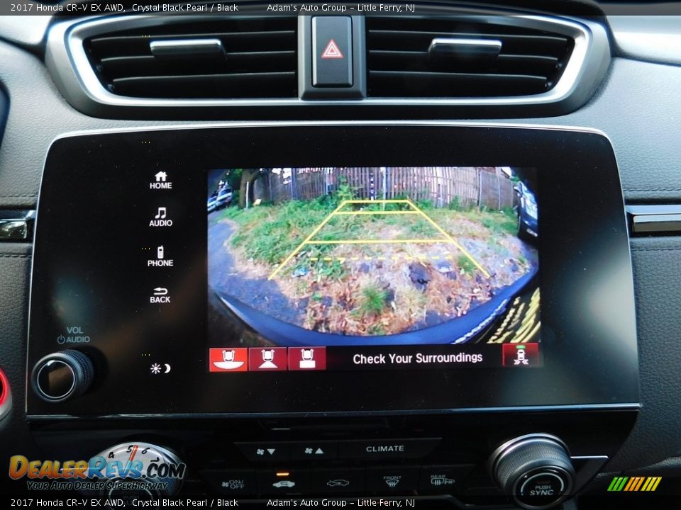 2017 Honda CR-V EX AWD Crystal Black Pearl / Black Photo #35