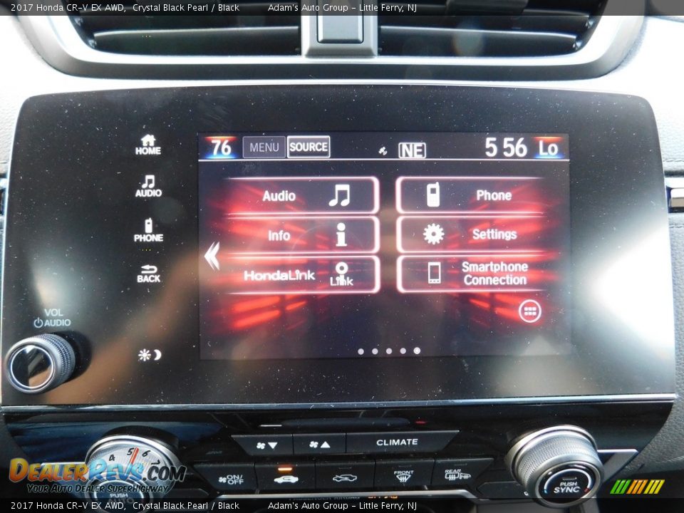 2017 Honda CR-V EX AWD Crystal Black Pearl / Black Photo #36