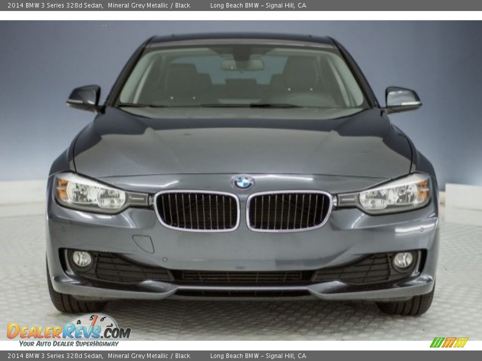 2014 BMW 3 Series 328d Sedan Mineral Grey Metallic / Black Photo #2