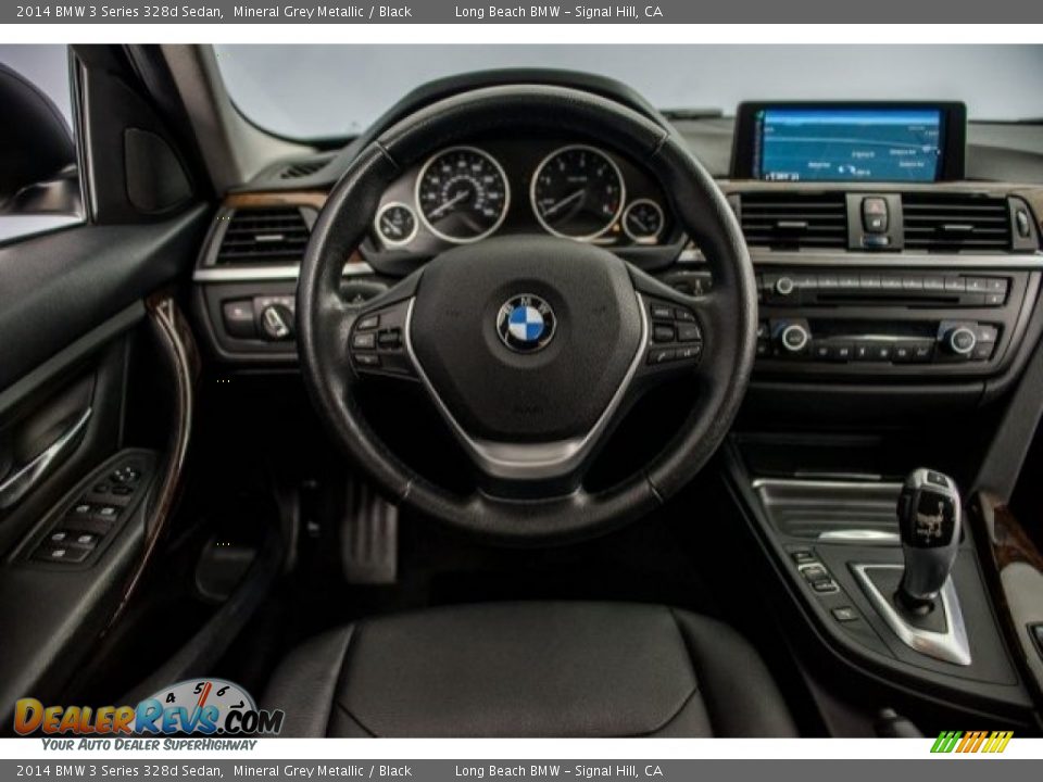 2014 BMW 3 Series 328d Sedan Mineral Grey Metallic / Black Photo #4