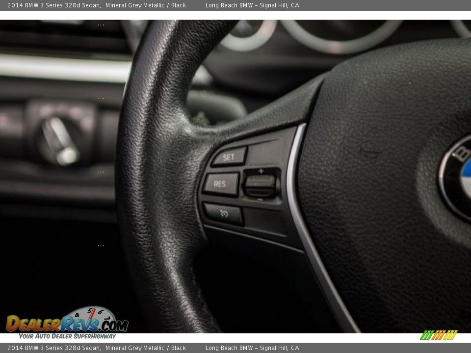 2014 BMW 3 Series 328d Sedan Mineral Grey Metallic / Black Photo #13