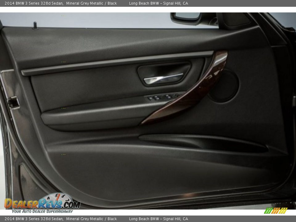 2014 BMW 3 Series 328d Sedan Mineral Grey Metallic / Black Photo #18