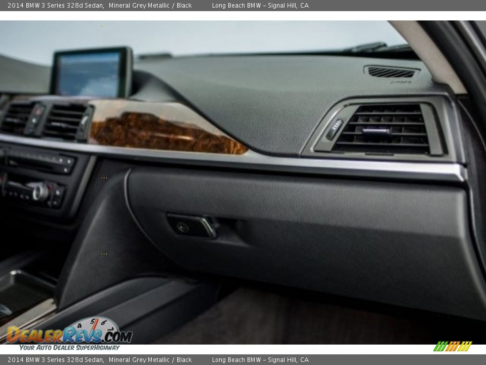 2014 BMW 3 Series 328d Sedan Mineral Grey Metallic / Black Photo #21
