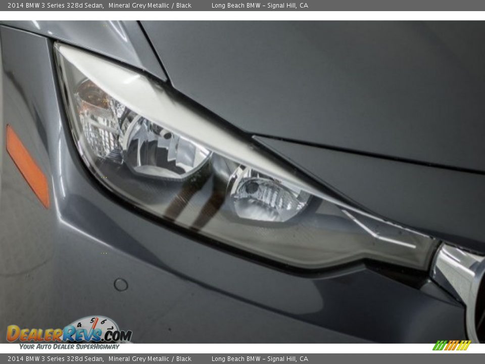 2014 BMW 3 Series 328d Sedan Mineral Grey Metallic / Black Photo #23