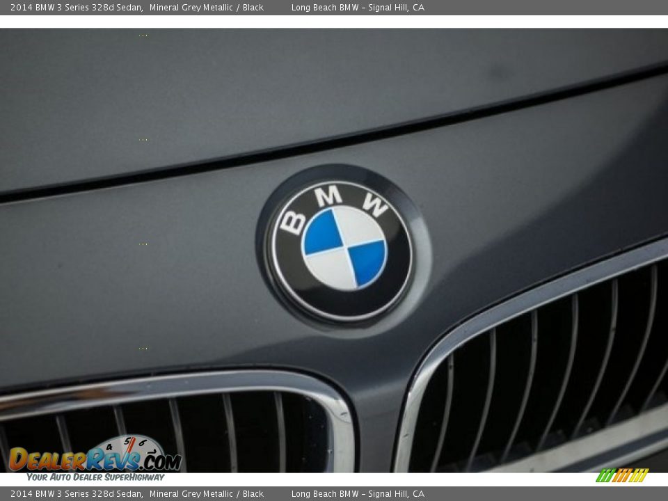 2014 BMW 3 Series 328d Sedan Mineral Grey Metallic / Black Photo #24