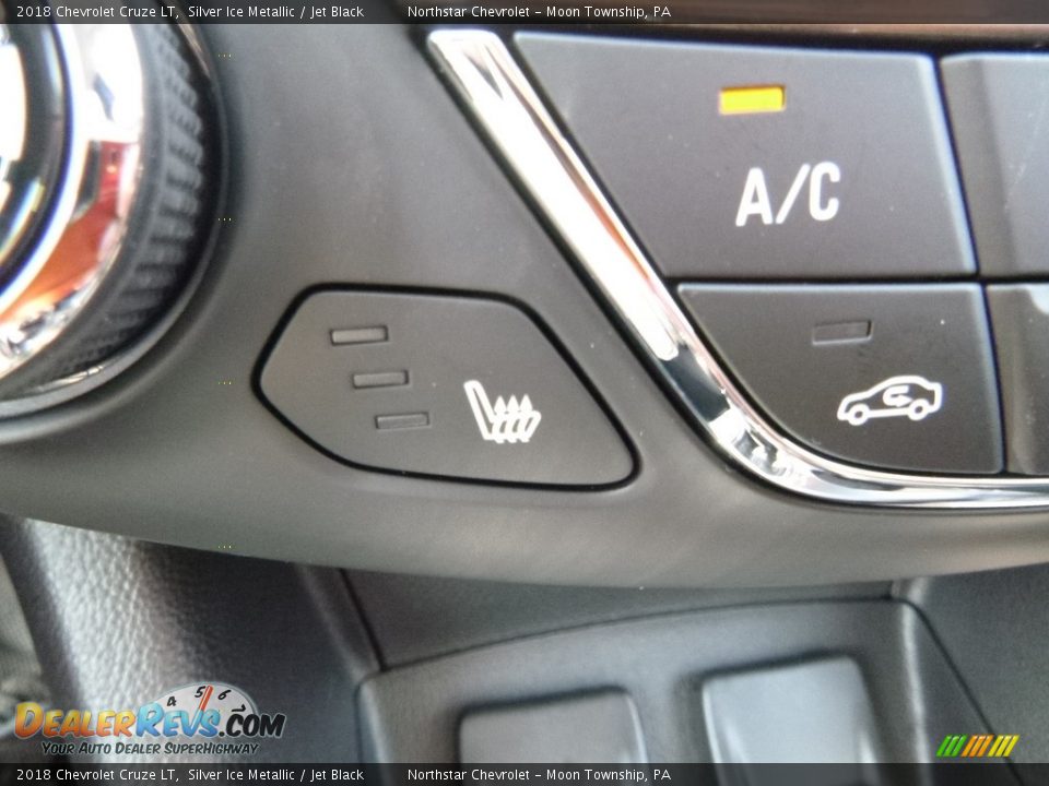 2018 Chevrolet Cruze LT Silver Ice Metallic / Jet Black Photo #20