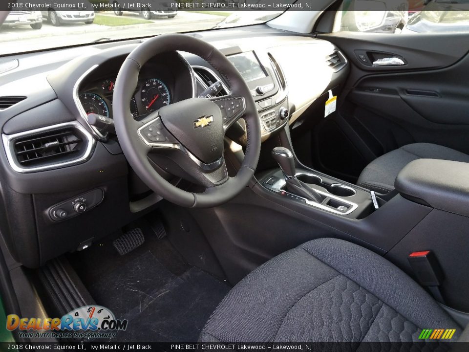 Jet Black Interior - 2018 Chevrolet Equinox LT Photo #7