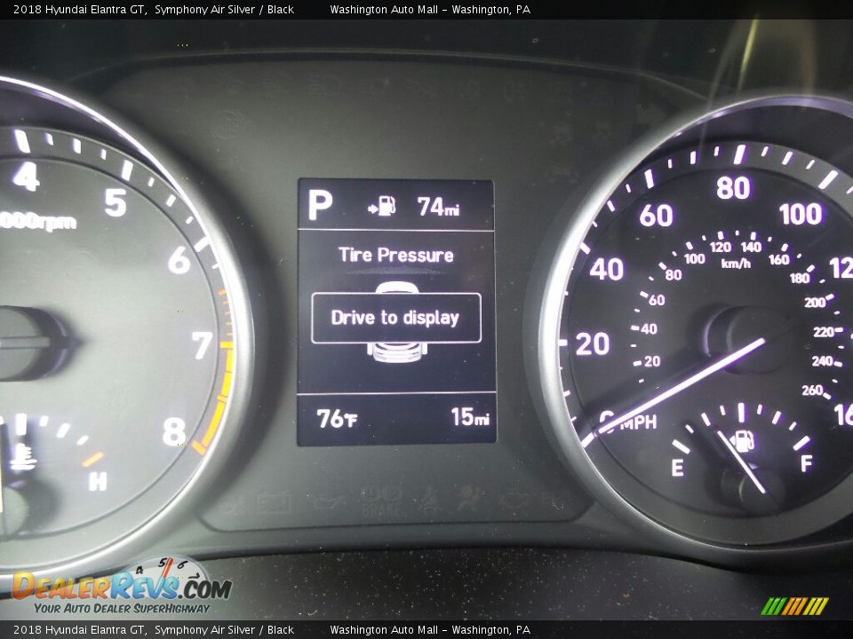 2018 Hyundai Elantra GT Symphony Air Silver / Black Photo #19