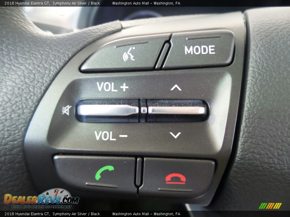 2018 Hyundai Elantra GT Symphony Air Silver / Black Photo #21