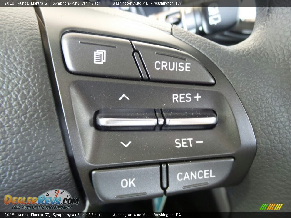 2018 Hyundai Elantra GT Symphony Air Silver / Black Photo #23