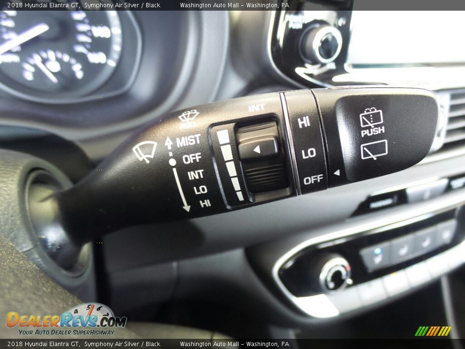 2018 Hyundai Elantra GT Symphony Air Silver / Black Photo #24