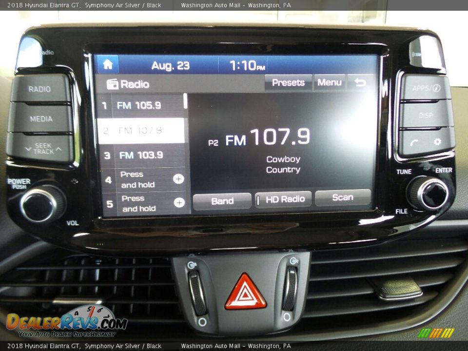 2018 Hyundai Elantra GT Symphony Air Silver / Black Photo #25