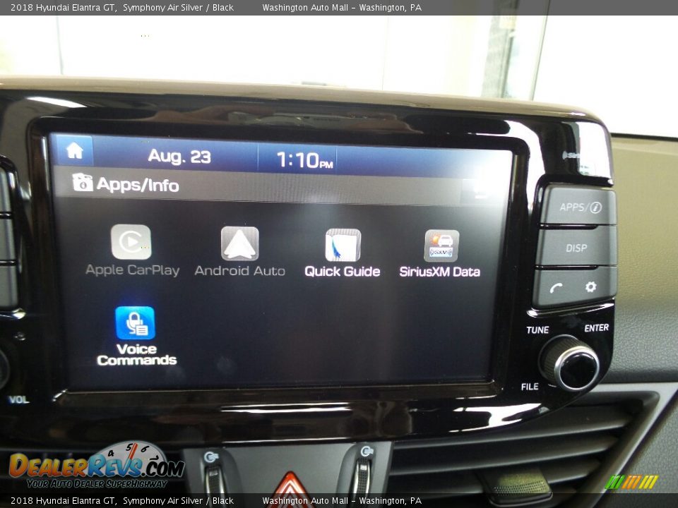 2018 Hyundai Elantra GT Symphony Air Silver / Black Photo #26