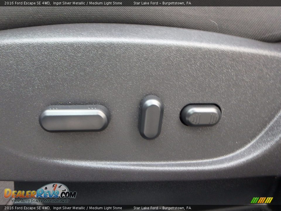 2016 Ford Escape SE 4WD Ingot Silver Metallic / Medium Light Stone Photo #15