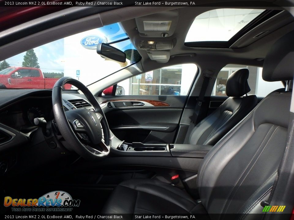 2013 Lincoln MKZ 2.0L EcoBoost AWD Ruby Red / Charcoal Black Photo #9