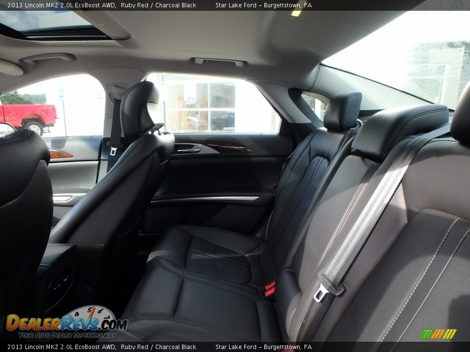 2013 Lincoln MKZ 2.0L EcoBoost AWD Ruby Red / Charcoal Black Photo #10