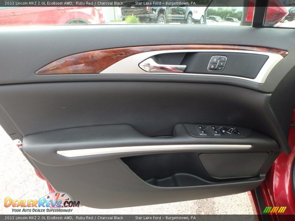 2013 Lincoln MKZ 2.0L EcoBoost AWD Ruby Red / Charcoal Black Photo #12