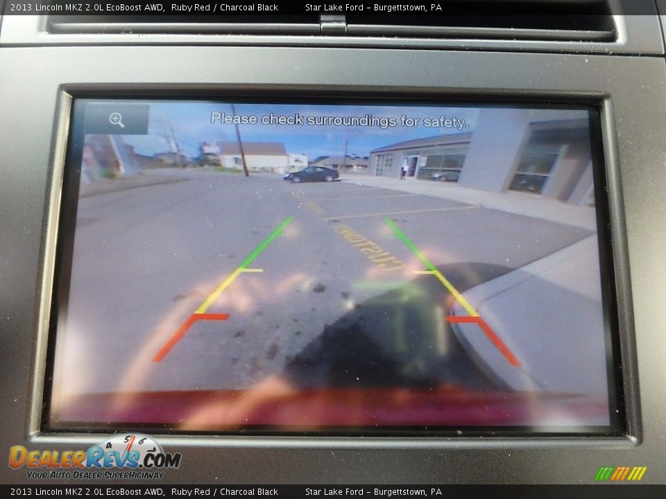 2013 Lincoln MKZ 2.0L EcoBoost AWD Ruby Red / Charcoal Black Photo #18