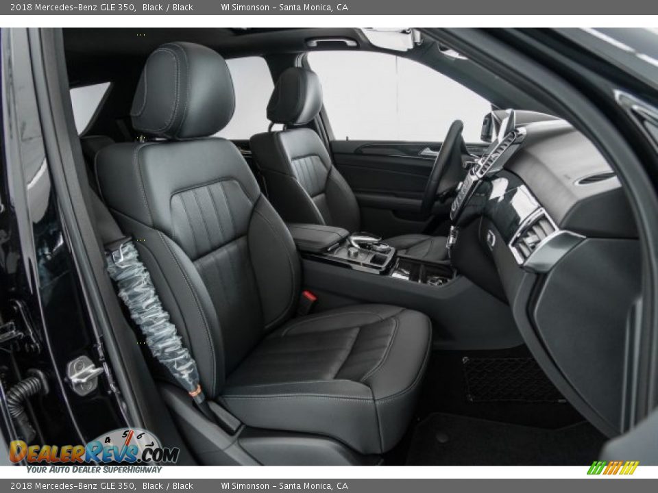 2018 Mercedes-Benz GLE 350 Black / Black Photo #2