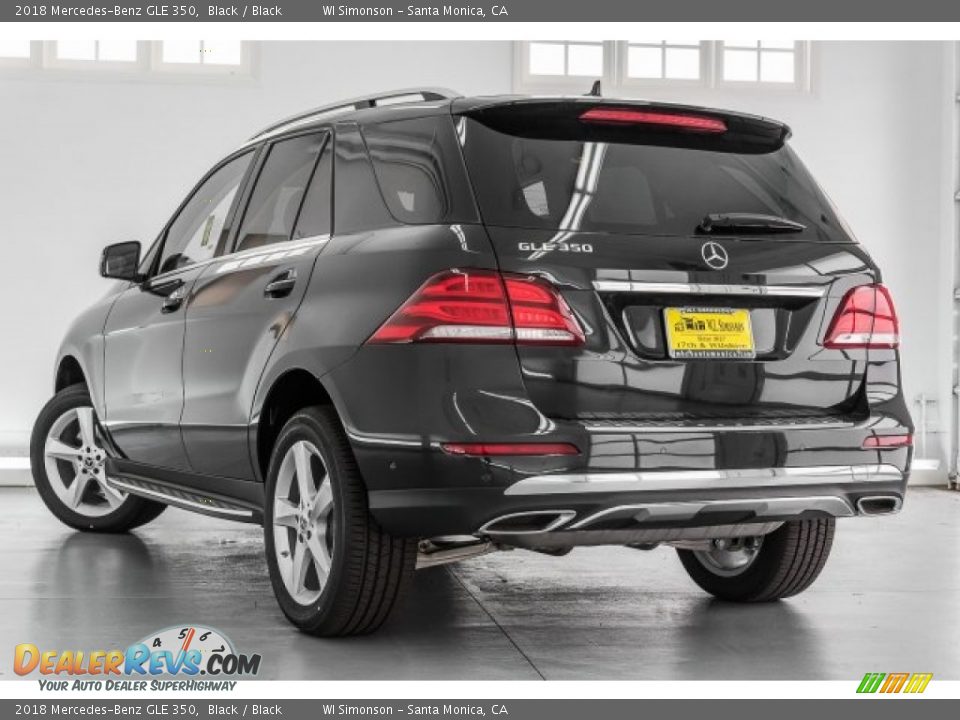 2018 Mercedes-Benz GLE 350 Black / Black Photo #3